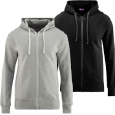 VESTE SWEAT  à capuche en coton bio 100 %